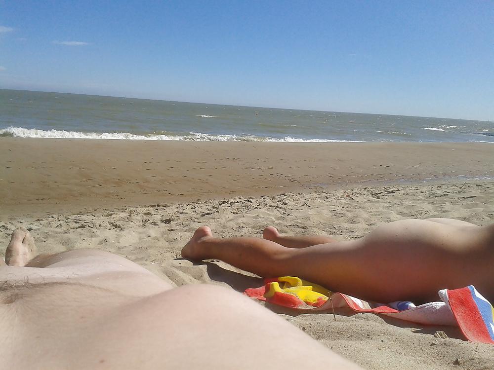 6P On the beach with my best friend!