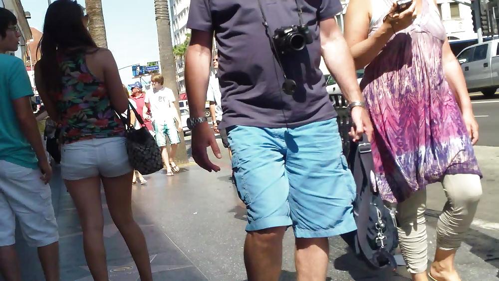 25P Assorted teen butts & ass in sexy summer shorts 