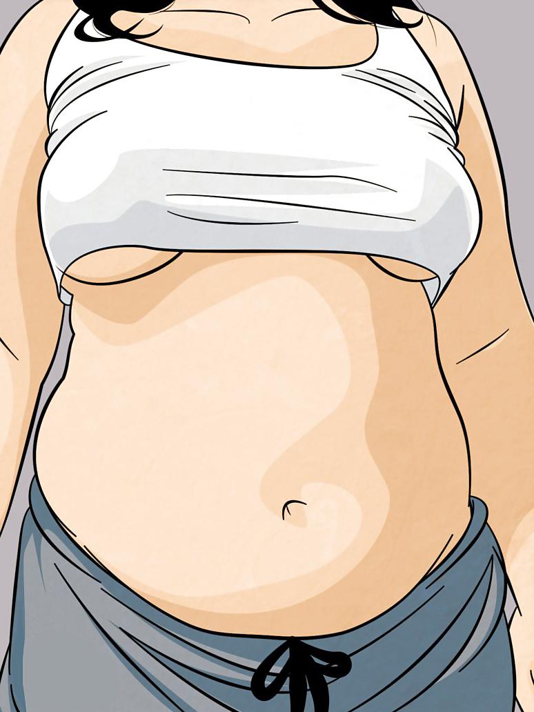 25P I adore the female tummy and belly button!