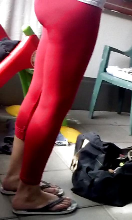 25P Girl in leggings and spandex 
