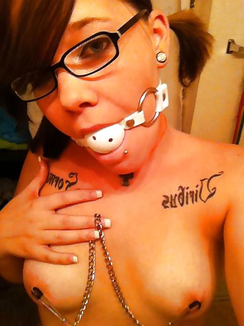 23P Young slut spread and gagged