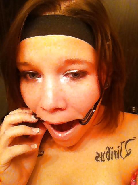 23P Young slut spread and gagged