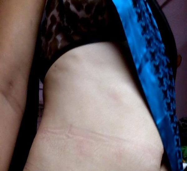 14P My Mom stripteases in sari to show boobs and sexy back