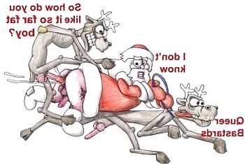8P Santa Claus porn