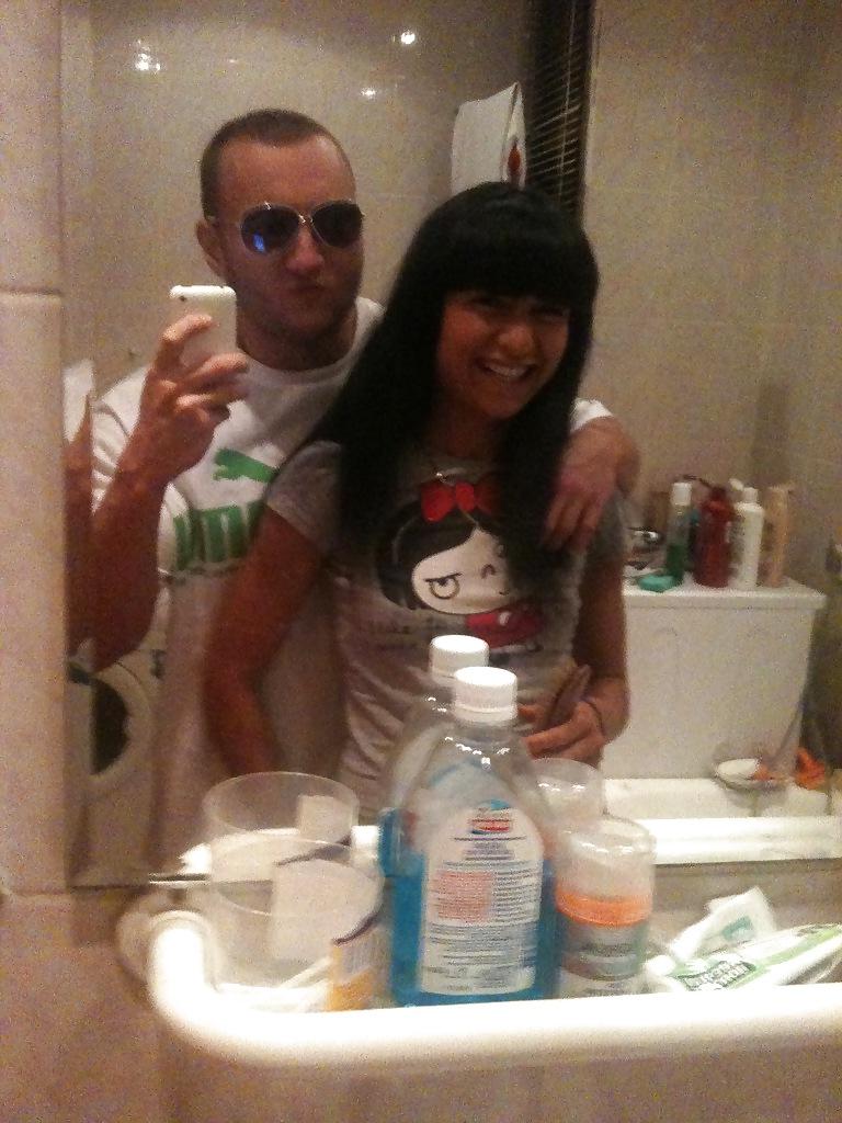 25P Beautiful Amateur Couple - Armenian girl and Russian boy #8