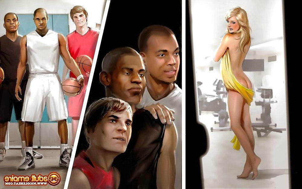 6P Gangbang-Cartoon 2