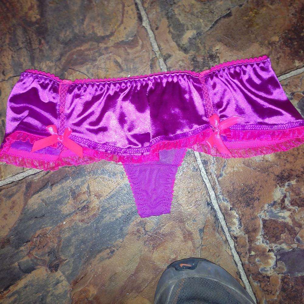 19P Satin silk pantys
