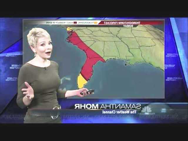 25P Let's Jerk Off Over ... Samantha Mohr (CNN HLN Weather)