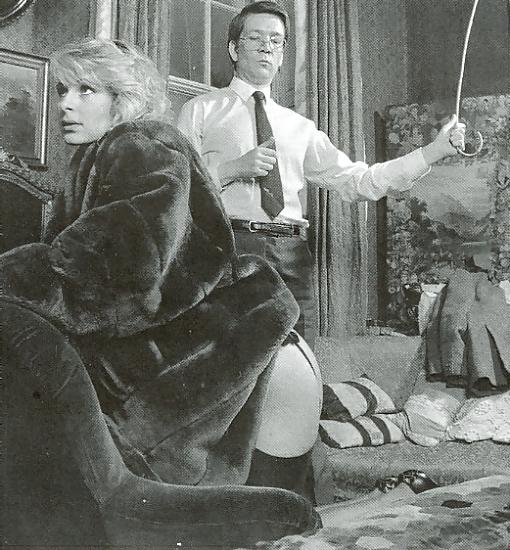 14P Fur Coat Spanking
