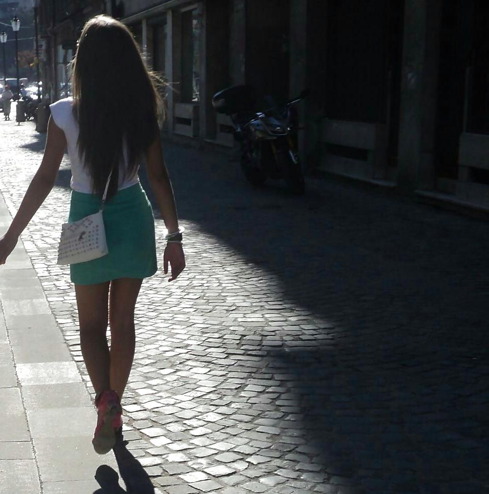 25P Sexy skirt and feet romanian