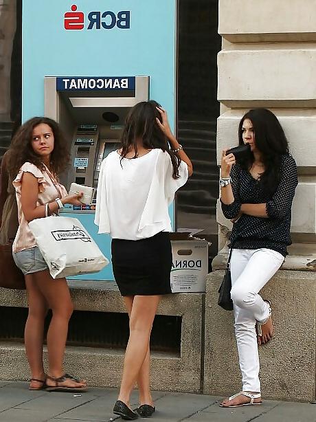 25P Sexy skirt and feet romanian