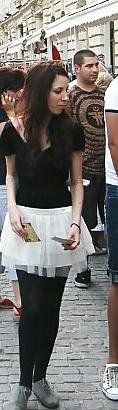 25P Sexy skirt and feet romanian