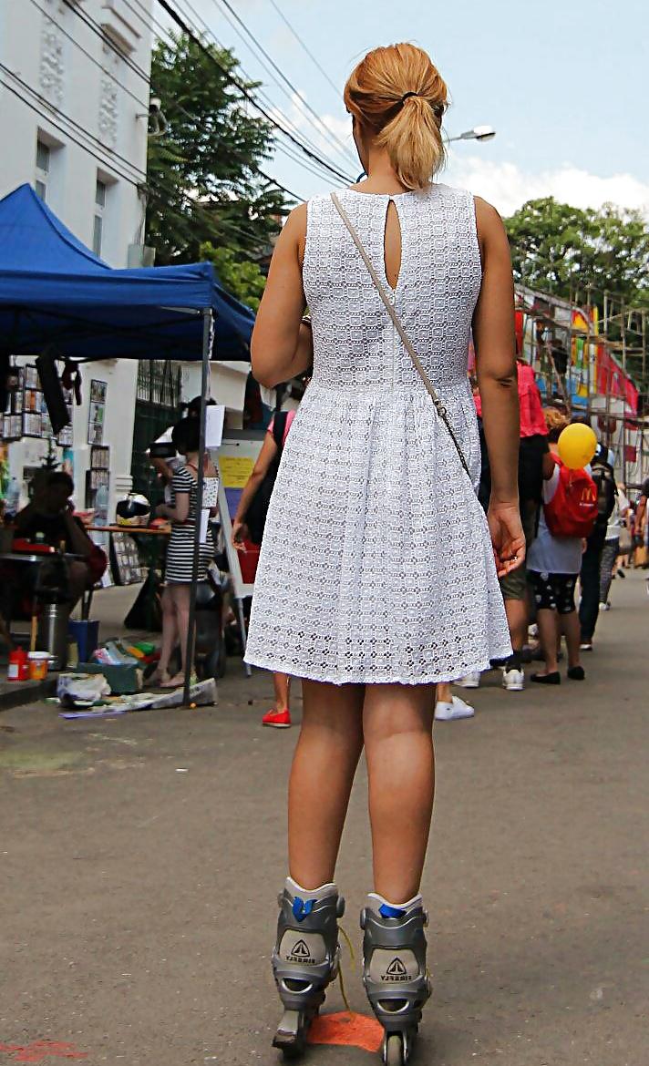 25P Sexy skirt and feet romanian