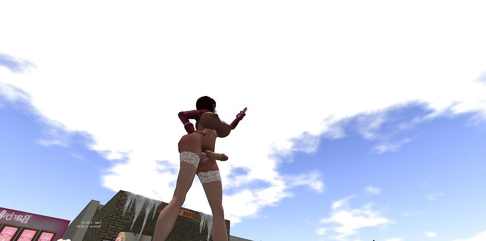 19P Second Life Shemale cougar outfits Feb 2014