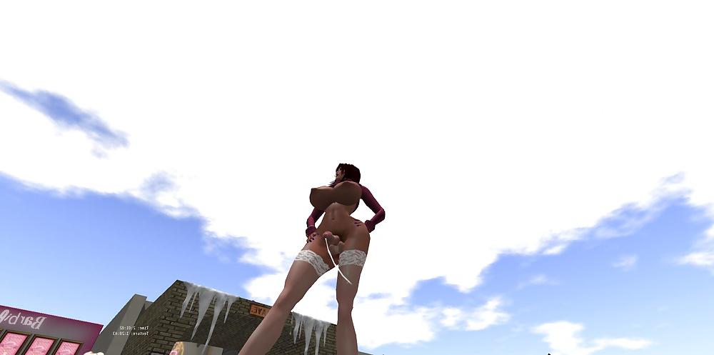 19P Second Life Shemale cougar outfits Feb 2014