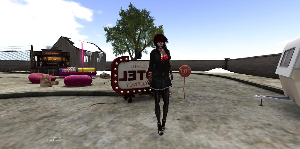 19P Second Life Shemale cougar outfits Feb 2014