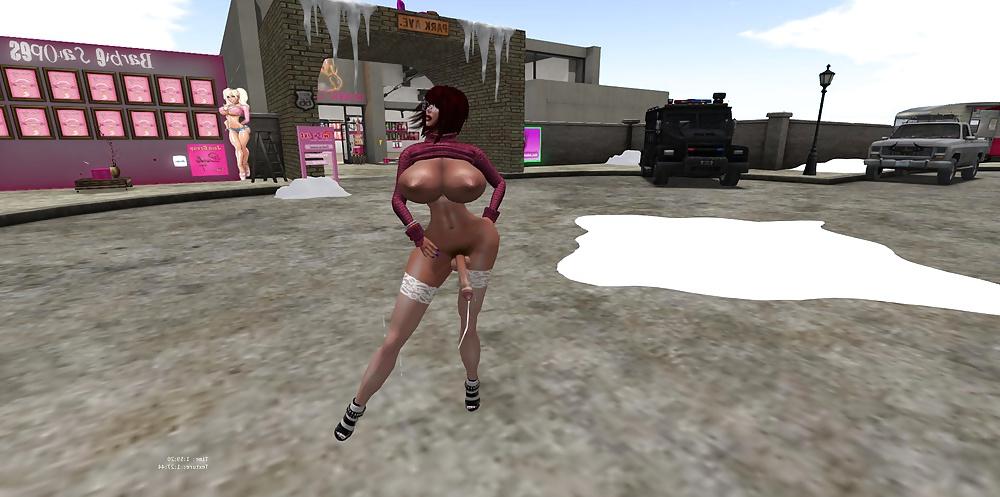 19P Second Life Shemale cougar outfits Feb 2014