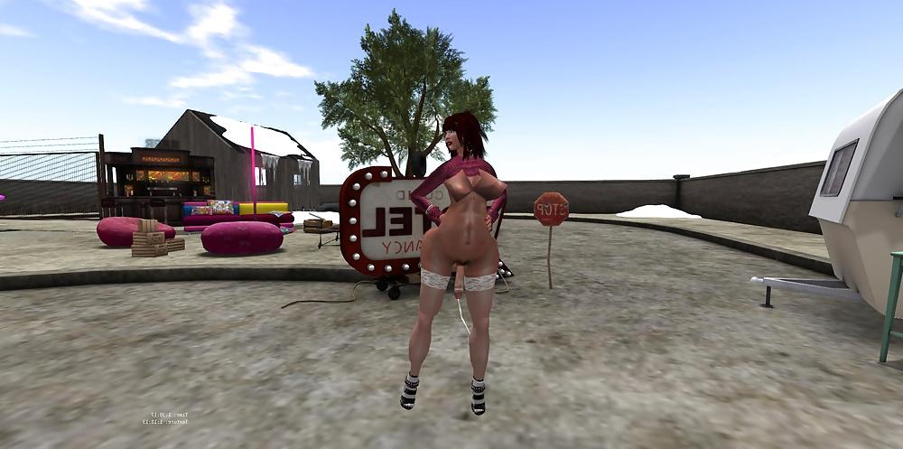 19P Second Life Shemale cougar outfits Feb 2014
