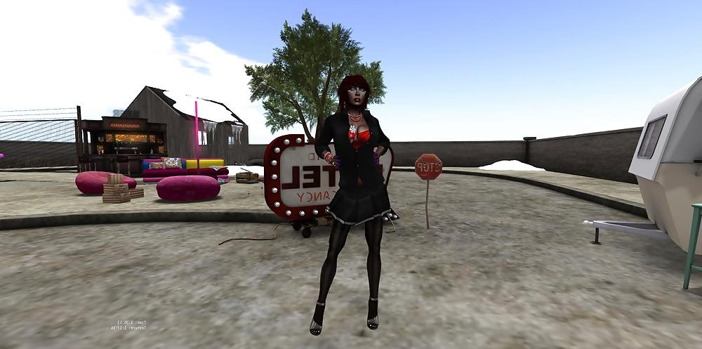 19P Second Life Shemale cougar outfits Feb 2014