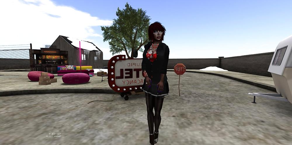 19P Second Life Shemale cougar outfits Feb 2014