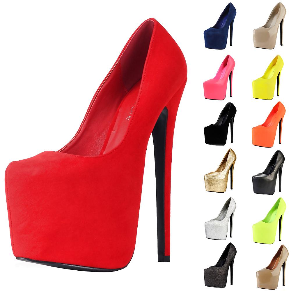 25P Yummy High Heel Platform Court Shoe's