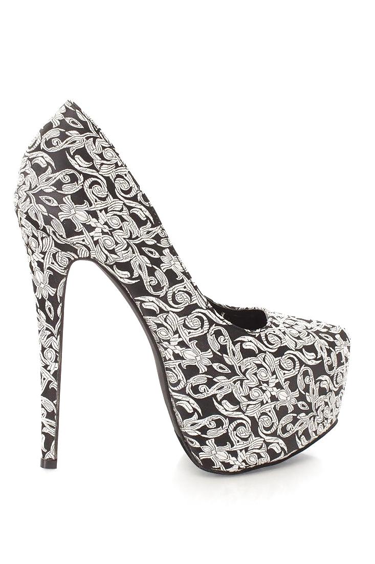 25P Yummy High Heel Platform Court Shoe's