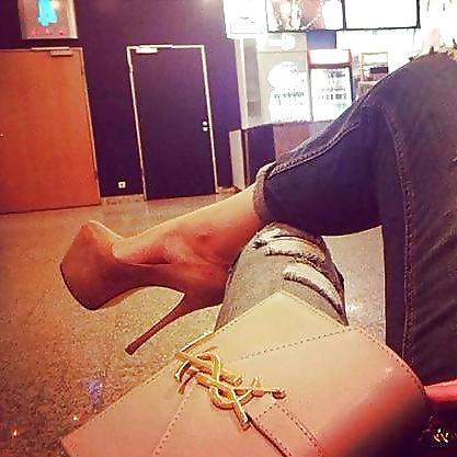 25P Yummy High Heel Platform Court Shoe's