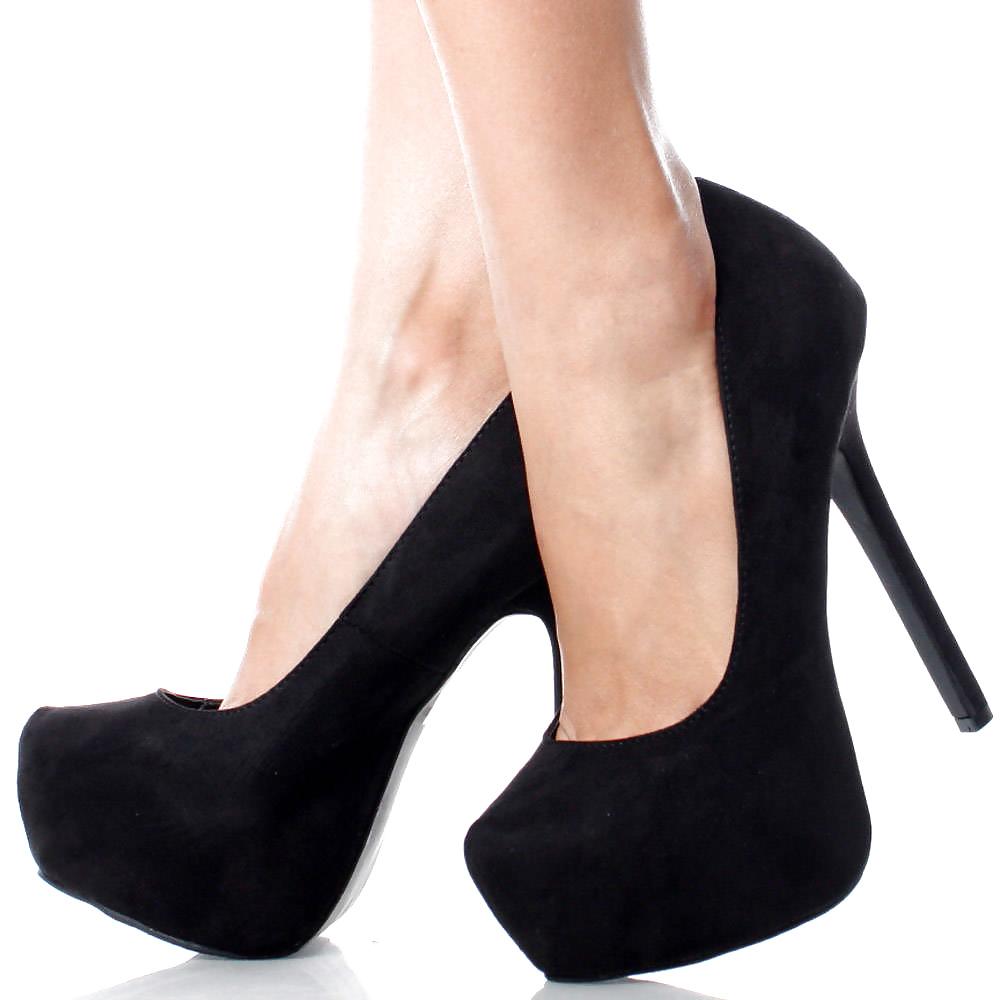 25P Yummy High Heel Platform Court Shoe's