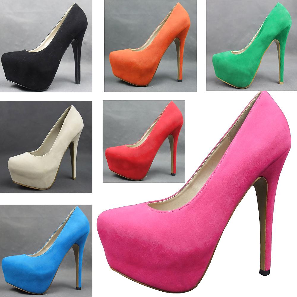 25P Yummy High Heel Platform Court Shoe's