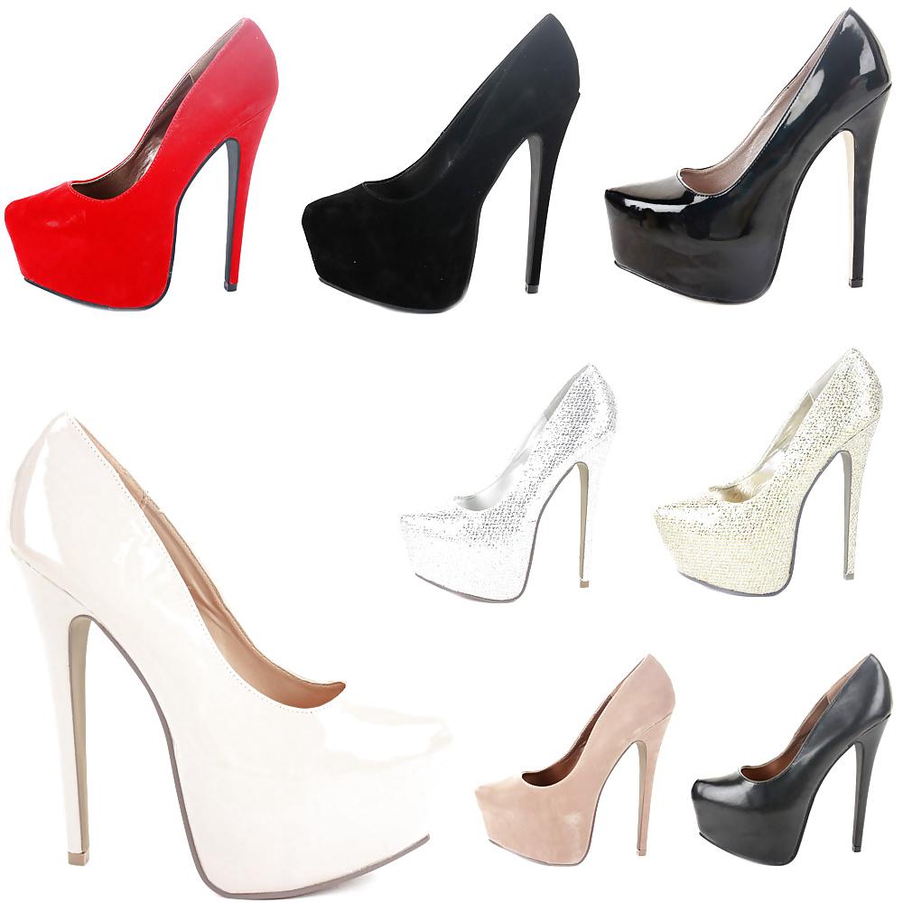 25P Yummy High Heel Platform Court Shoe's