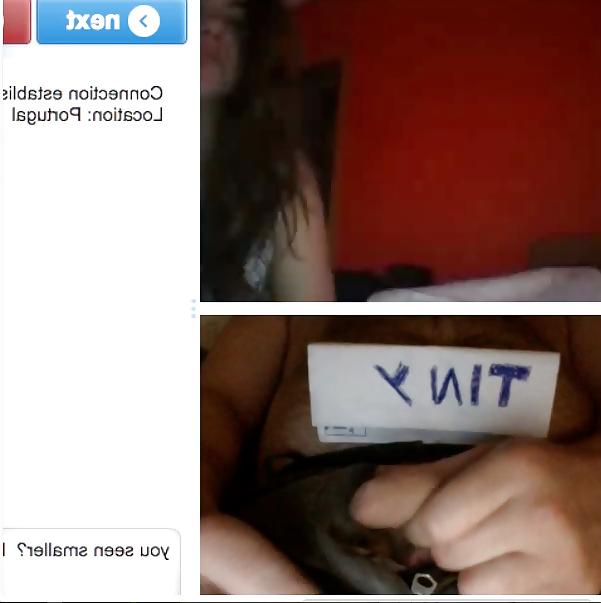 25P Webcam screen caps small cock laughed at by hot young girls