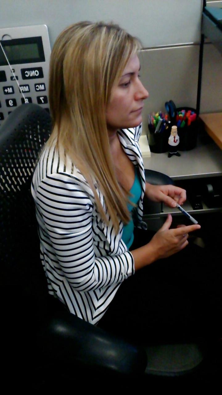 25P Office voyeur