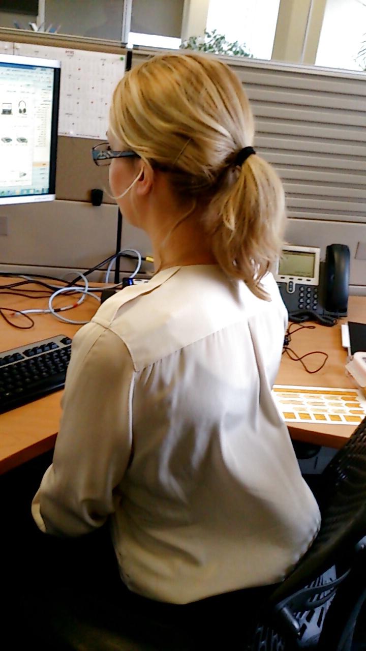 25P Office voyeur