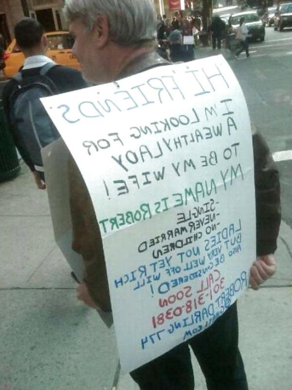 17P Creative Hilarious Homeless Signs by SLAVE2PUSSY