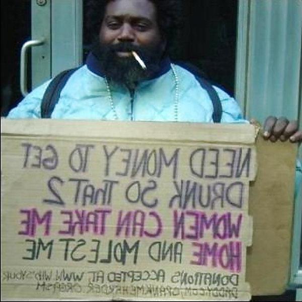 17P Creative Hilarious Homeless Signs by SLAVE2PUSSY