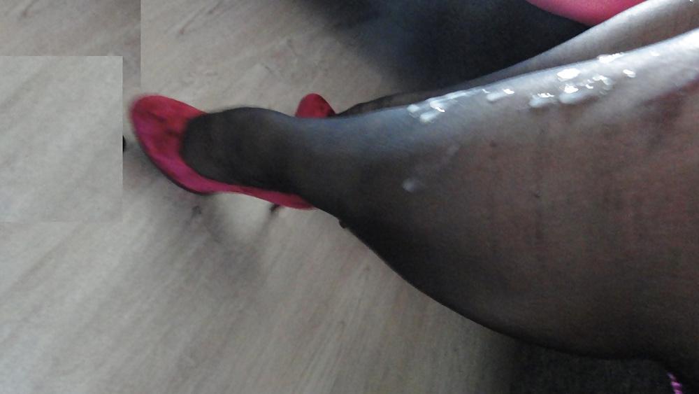 20P Shoejob - sexdate weer eentje - heeljob