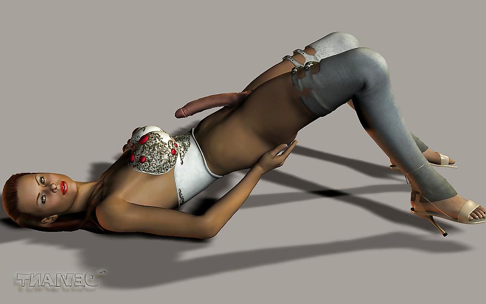 10P Sexy shemales-futanari solo cartoons 5