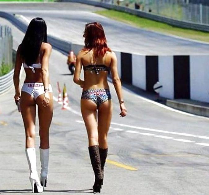 25P Sexy girl race car and moto 2