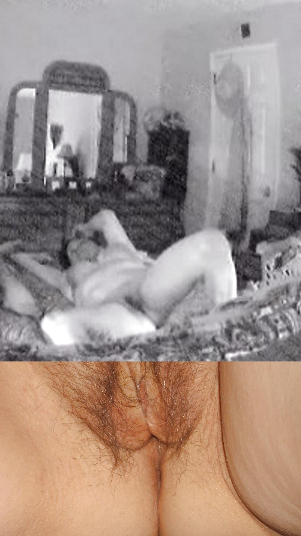 7P Wife's Pussy Collages