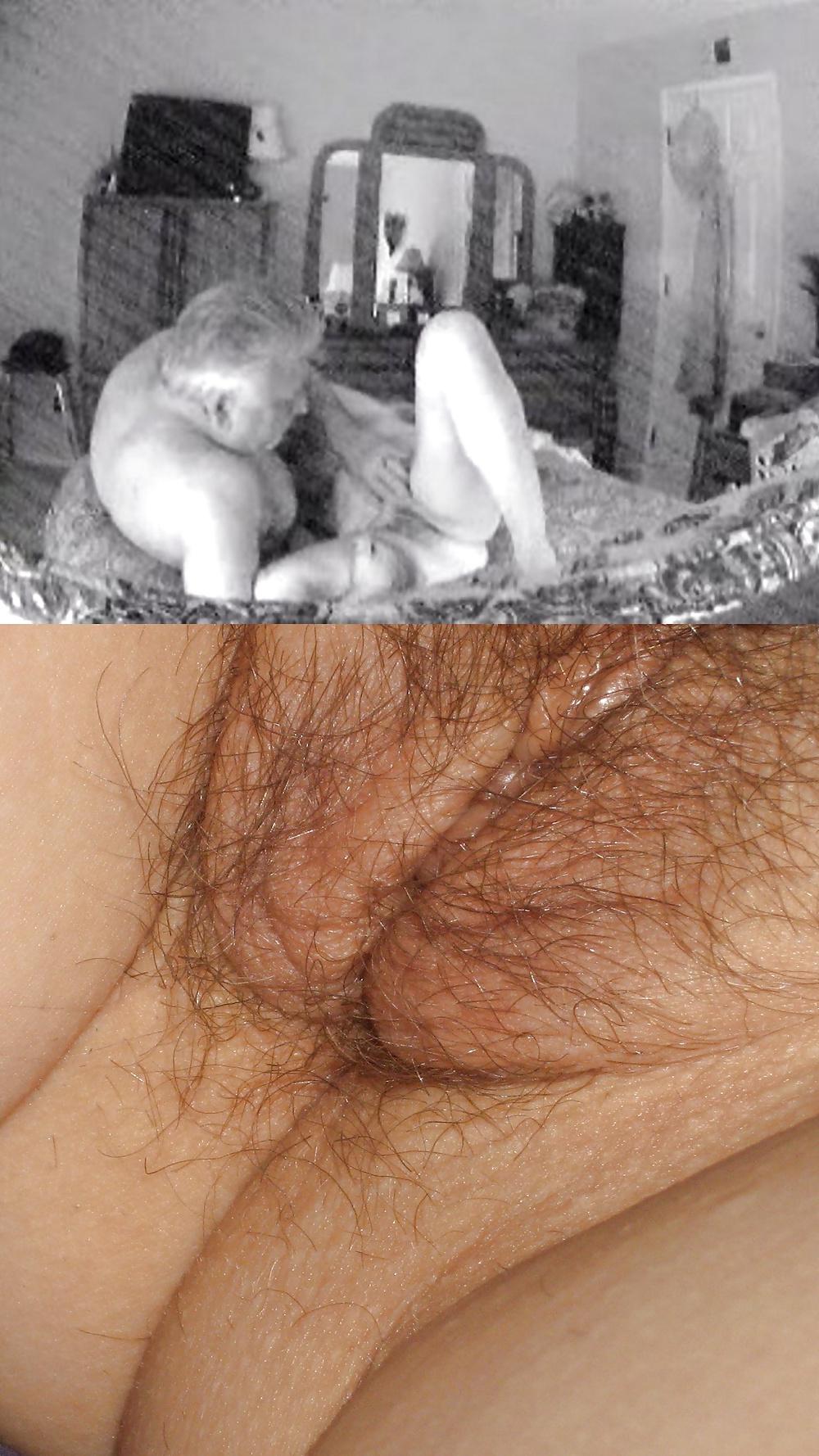 7P Wife's Pussy Collages