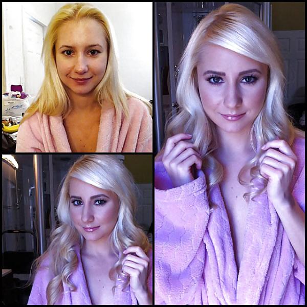 25P Porn actresses before and after makeup