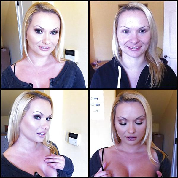 25P Porn actresses before and after makeup
