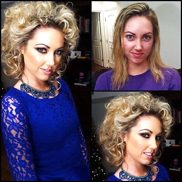 25P Porn actresses before and after makeup