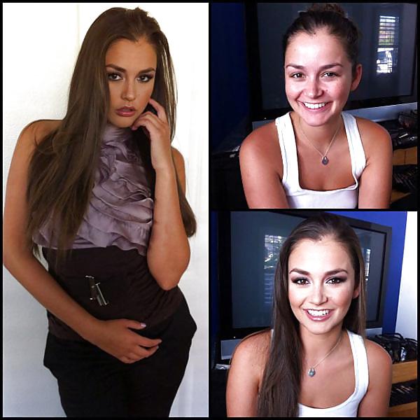 25P Porn actresses before and after makeup