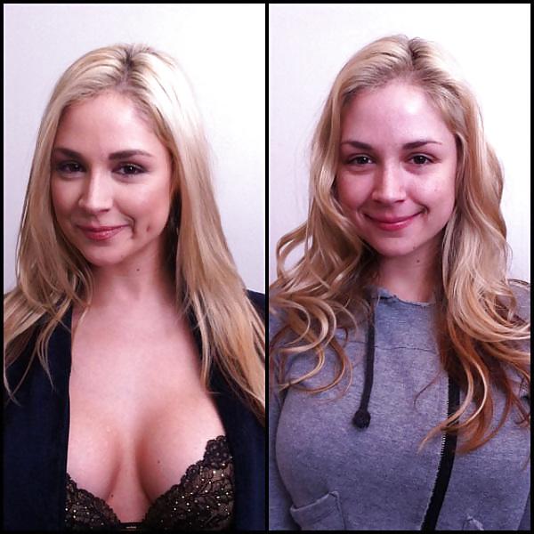 25P Porn actresses before and after makeup