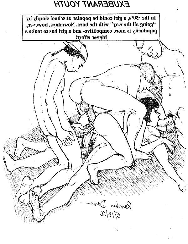 16P Cartoon gangbangs and bukkakes #41