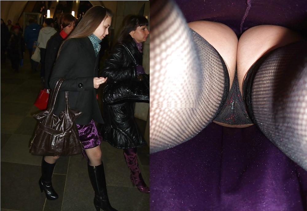 25P Upskirt Cameltoes #rec Amateur showing pussy PublicNudity 15