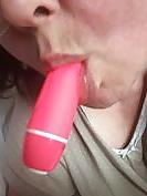 17P More hot housewife. Toy in Arse and sucking it clean