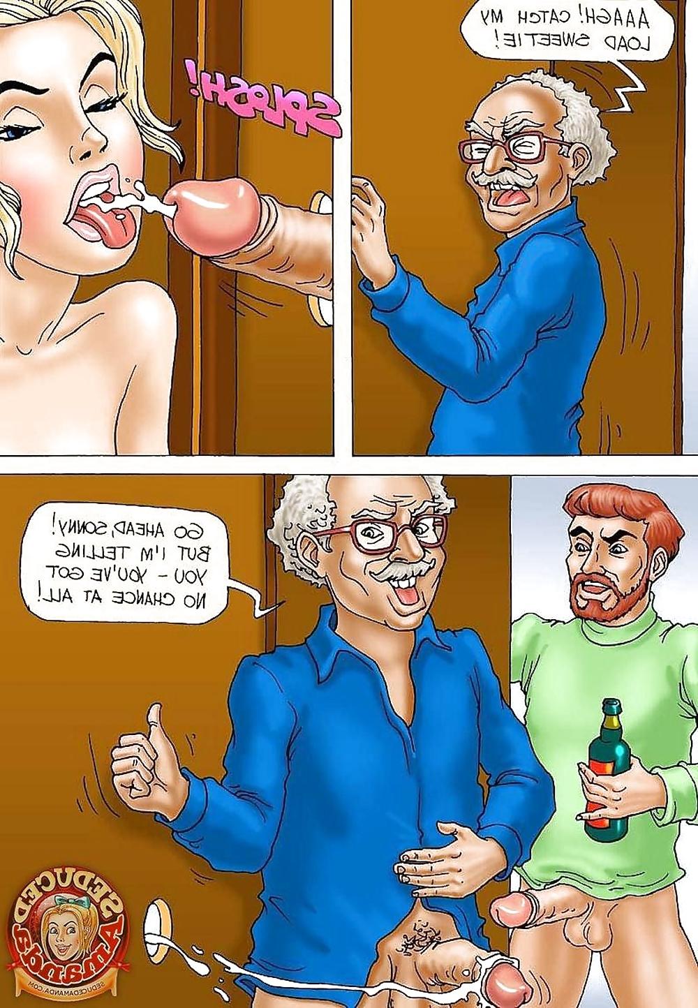 15P Seduced Amanda (Cartoon), Vol. 5