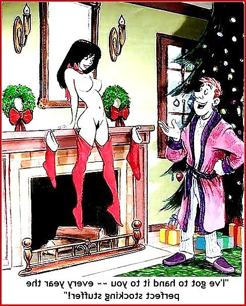 19P Playboys christmas cartoons